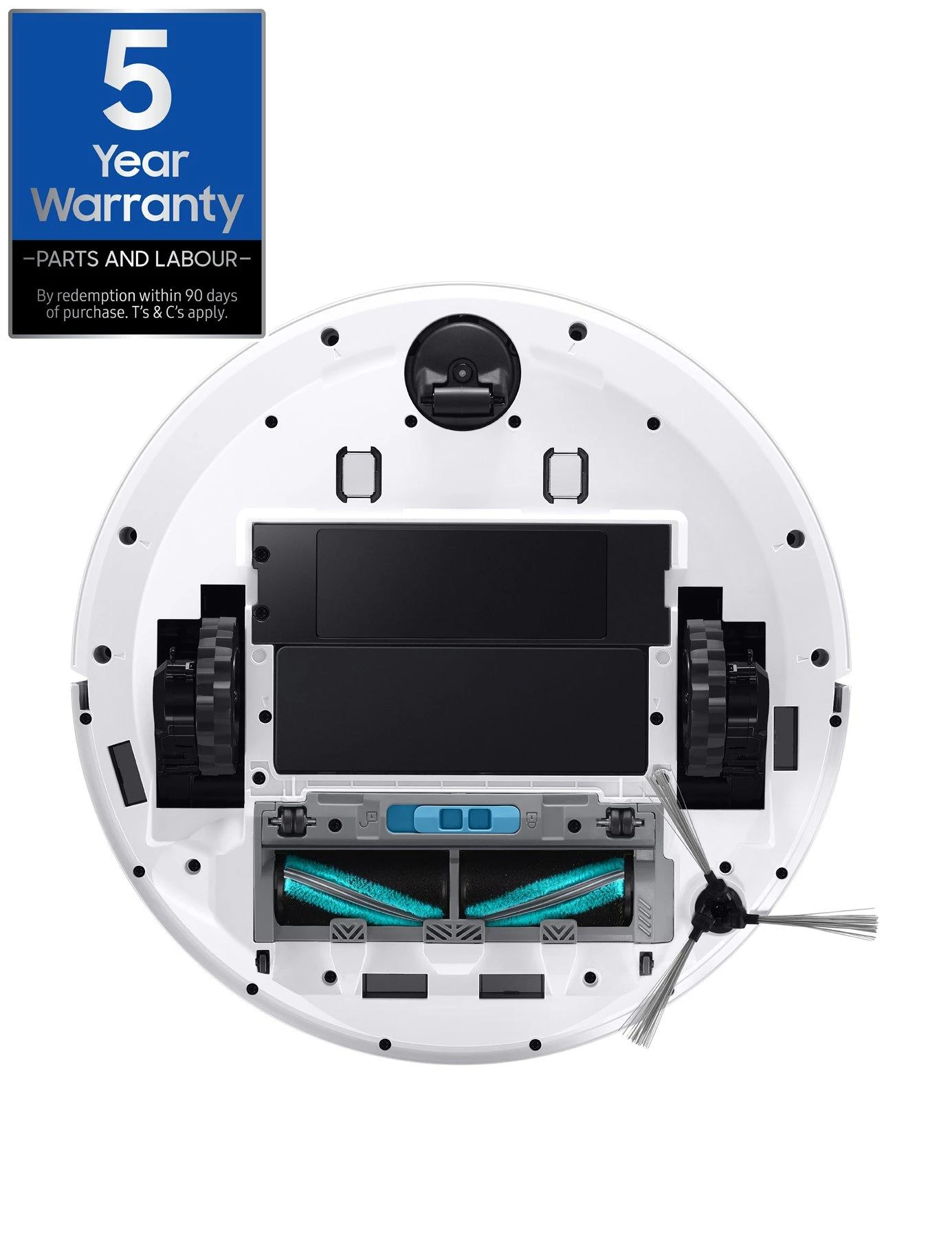 Samsung Jet Bot™ VR30T80313W/EU Robot Vacuum Cleaner - Max 60W Suction Power With LiDAR Sensor - White 4 Samsung Jet Bot™ VR30T80313W/EU Robot Vacuum Cleaner - Max 60W Suction Power With LiDAR Sensor - White - Image 2