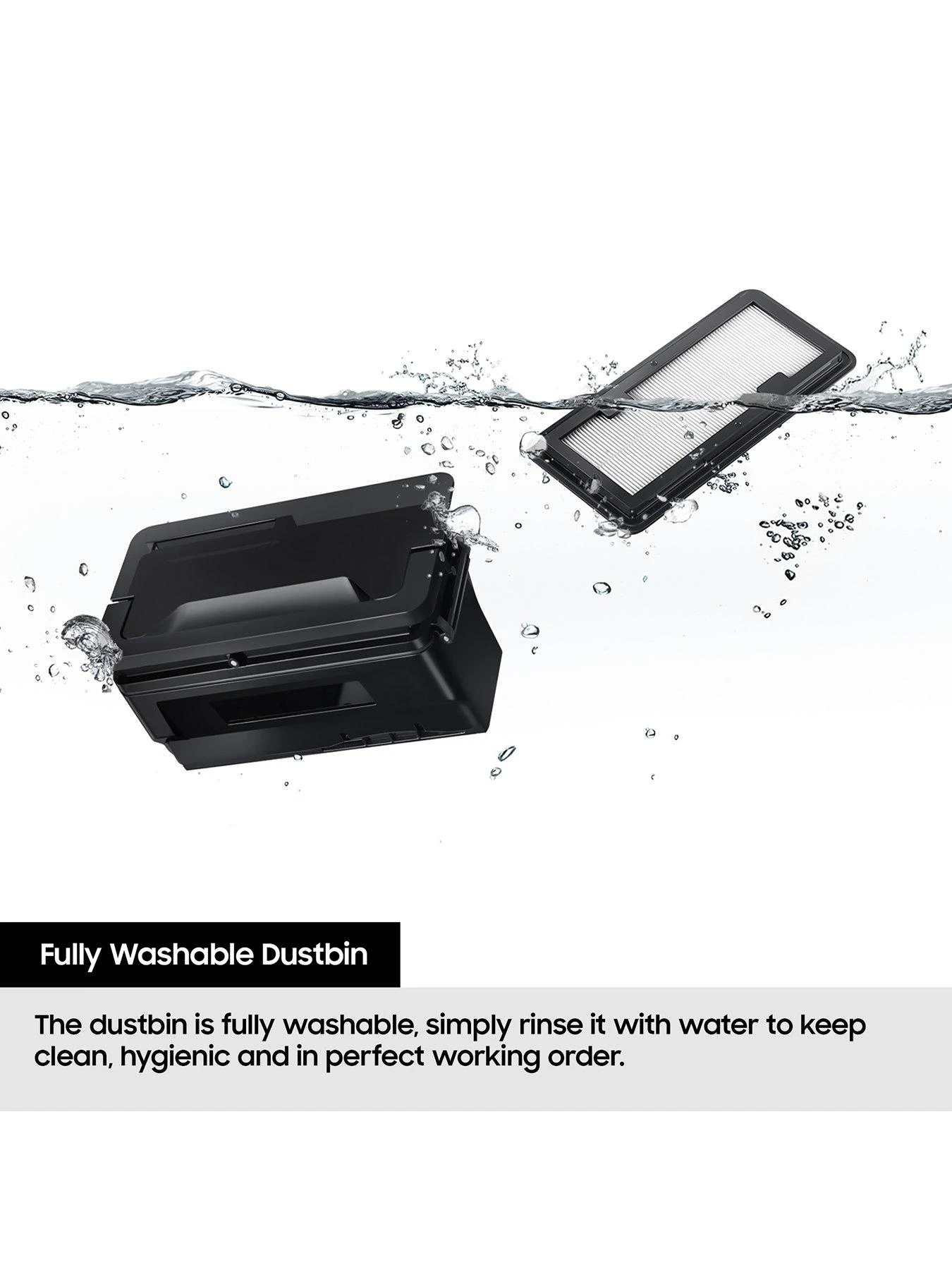 Samsung Jet Bot™ VR30T80313W/EU Robot Vacuum Cleaner - Max 60W Suction Power With LiDAR Sensor - White 8 Samsung Jet Bot™ VR30T80313W/EU Robot Vacuum Cleaner - Max 60W Suction Power With LiDAR Sensor - White - Image 6