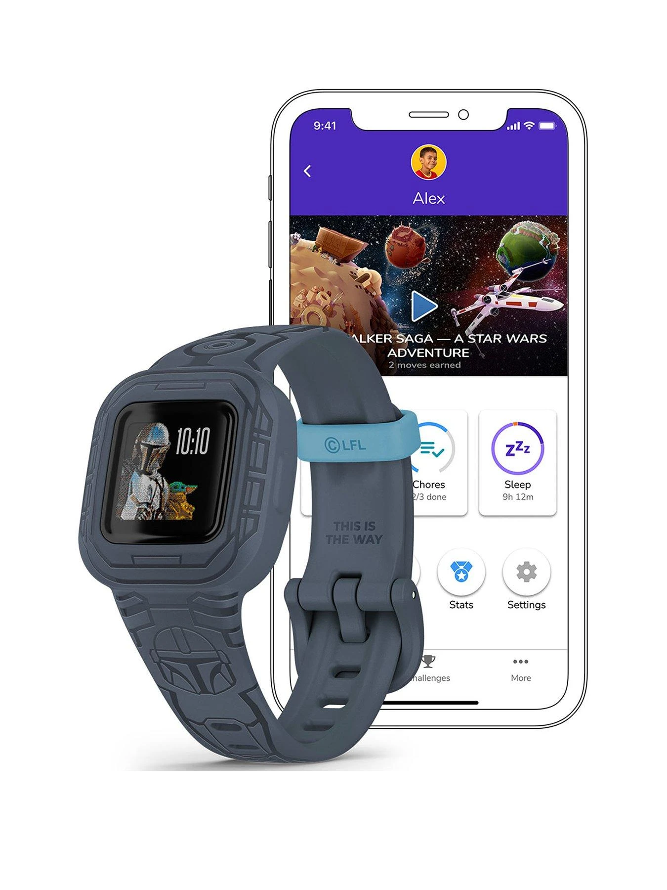 Garmin Vivofit Jr.3 - The Mandolorian 4 Garmin Vivofit Jr.3 - The Mandolorian - Image 2