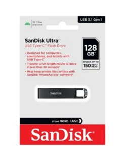 SanDisk Ultra USB Type-C Flash Drive 128GB
