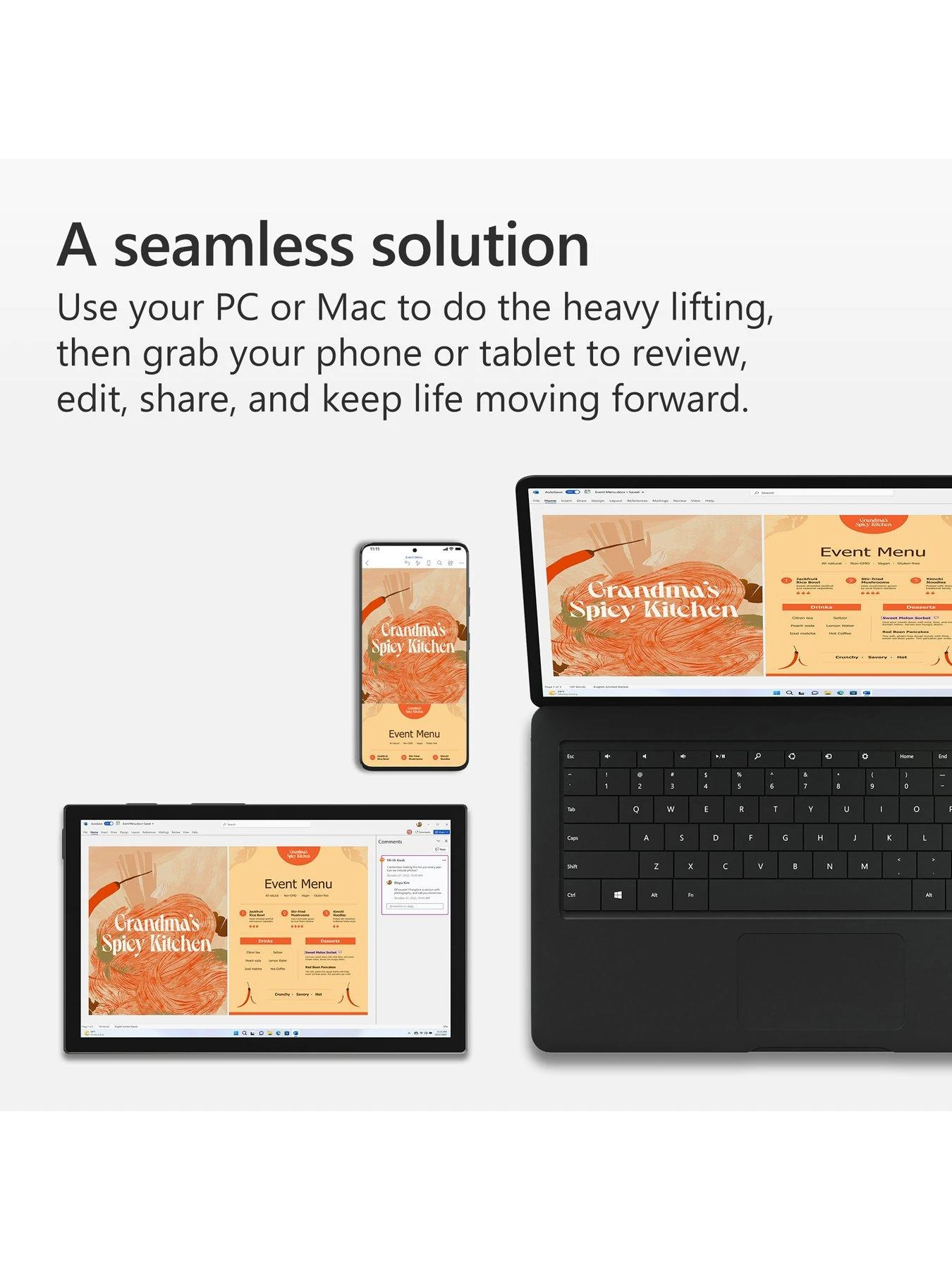 Microsoft 365 Personal 12-Month Subscription For PC And Mac, Tablet And Smartphones 7 Microsoft 365 Personal 12-Month Subscription For PC And Mac, Tablet And Smartphones - Image 5