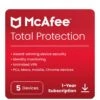 McAfee Total Protection For 5 Device - 1 Year Subscription (digital Download) 1 McAfee Total Protection For 5 Device - 1 Year Subscription (digital Download) -Household Appliances Store QPJN7 SQ1 0000000004 BLACK SLf