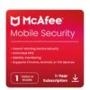 McAfee Mobile Security Plus - Android Or IOS - 1 Year Subscription (digital Download) -Household Appliances Store QPJNC SQ1 0000000004 BLACK SLf
