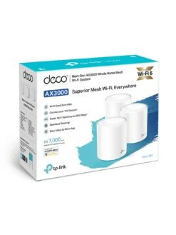 TP-Link TP Link Deco X60(3-Pack) AX3000 Whole Home Mesh Wi-Fi 6 System -Household Appliances Store QR3YX SQ4 0000000013 WHITE SLd