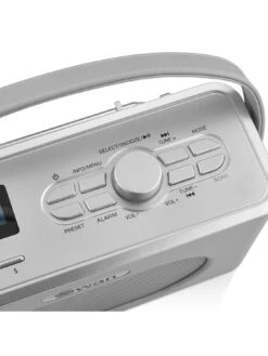 Swan Retro DAB Bluetooth Radio - Grey -Household Appliances Store RFLLD SQ4 0000000005 GREY SLd