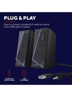 Trust GXT609 ZOXA RGB LED Illuminated Speaker Set 13 Trust GXT609 ZOXA RGB LED Illuminated Speaker Set -Household Appliances Store RLJH6 SQ5 0000000099 N A SLd1