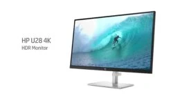HP U28 4K 28in Monitor - 4K UHD, HDR. Factory Calibrated Colour, USB-C Docking, 65W Charging -Household Appliances Store RLYKW SQ8 0000000035 SILVER DVvL