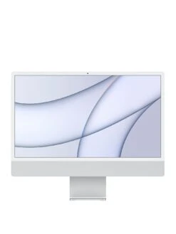 Apple IMac (M1, 2021) 24 Inch With Retina 4.5K Display, 8-core CPU, 8-core GPU, 512Gb Storage - Silver