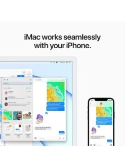 Apple IMac (M1, 2021) 24 Inch With Retina 4.5K Display, 8-core CPU, 8-core GPU, 512Gb Storage - Silver -Household Appliances Store RQK9F SQ6 0000000035 SILVER SLd2