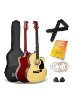 3rd Avenue Cutaway Acoustic Guitar Pack - Natural