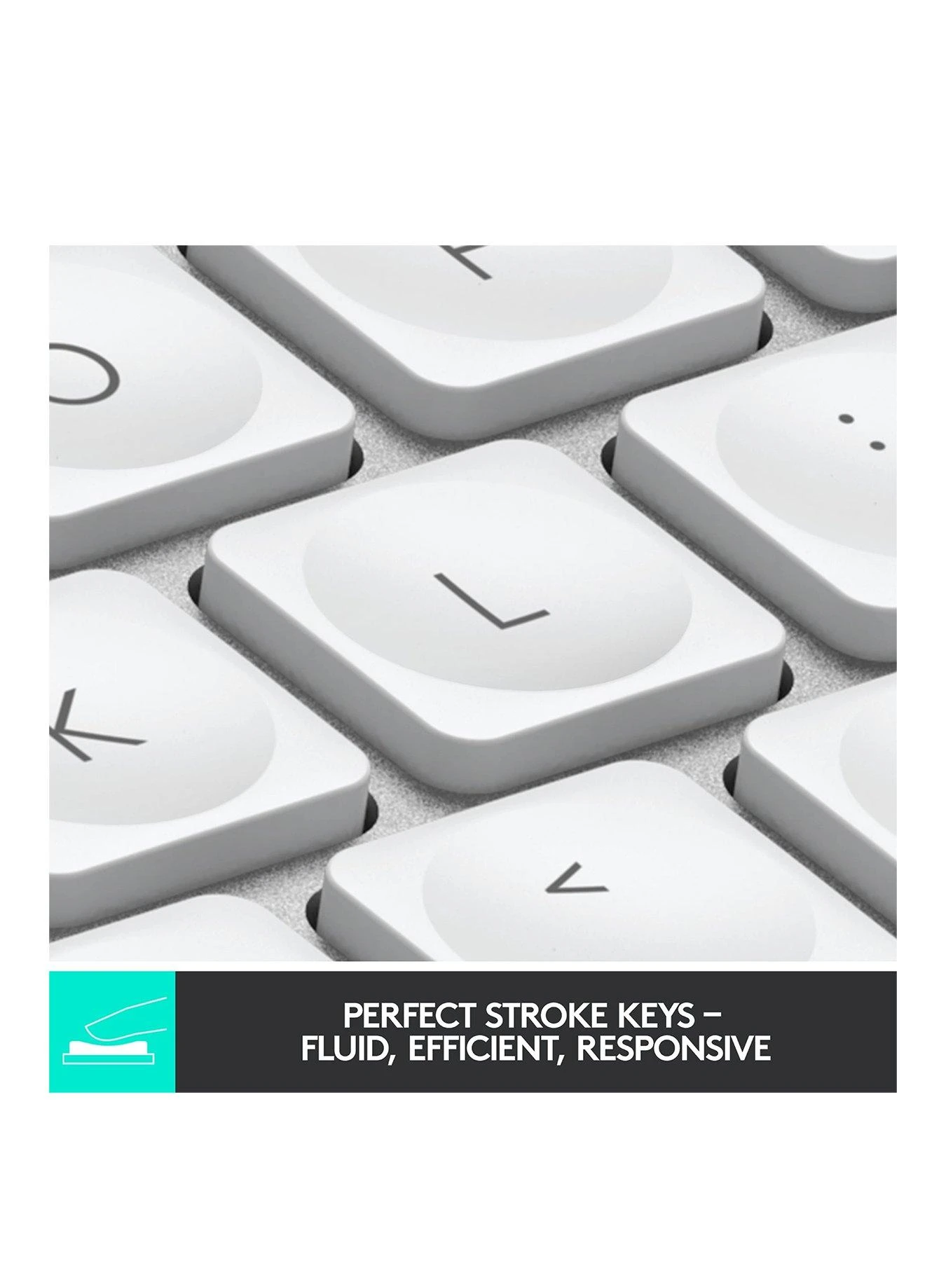 Logitech MX Keys Mini For Mac Minimalist Wireless Illuminated Keyboard - PALE GREY 5 Logitech MX Keys Mini For Mac Minimalist Wireless Illuminated Keyboard - PALE GREY - Image 3