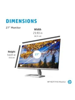 HP M27f 27in Full HD IPS Monitor (HDMI, VGA) 13 HP M27f 27in Full HD IPS Monitor (HDMI, VGA) -Household Appliances Store TKR7W SQ4 0000000088 NO COLOR SLd