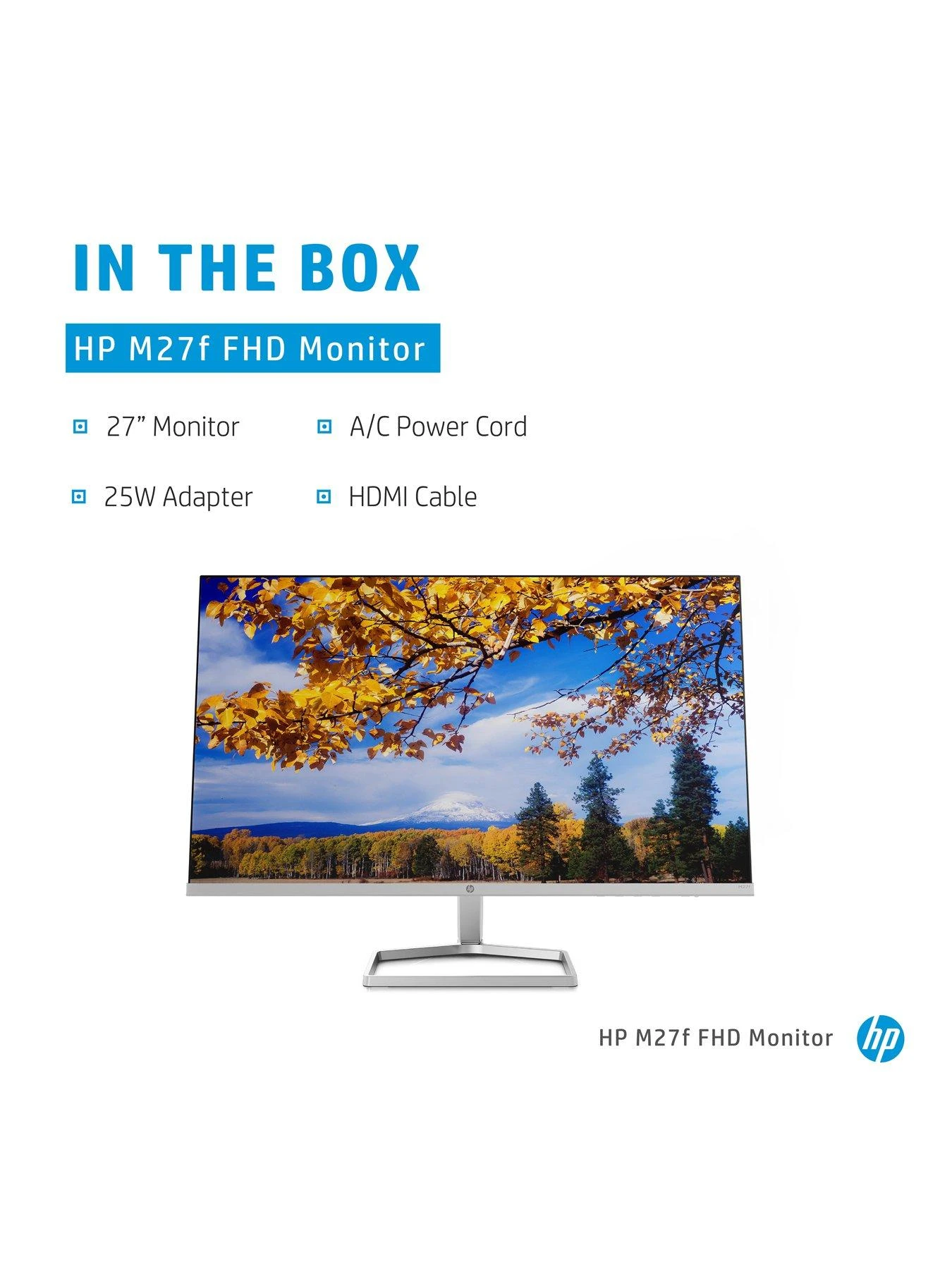 HP M27f 27in Full HD IPS Monitor (HDMI, VGA) 7 HP M27f 27in Full HD IPS Monitor (HDMI, VGA) - Image 5