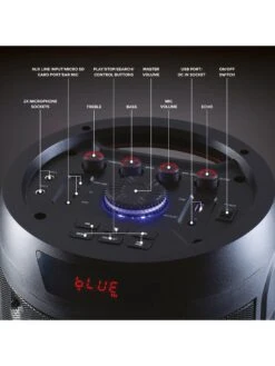 Daewoo 100W Bluetooth Barrel Speaker -Household Appliances Store UC9NW SQ5 0000000004 BLACK SLd1