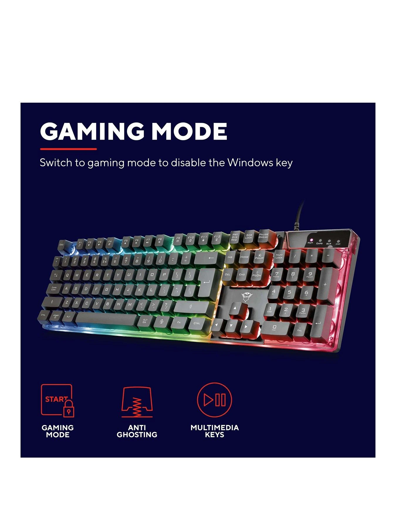 Trust GXT838 Azor Gaming Keyboard & Mouse Set 5 Trust GXT838 Azor Gaming Keyboard & Mouse Set - Image 3