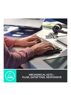 Logitech MX Mechanical Mini Minimalist Wireless Illuminated Keyboard - GRAPHITE - UK - EMEA 11 Logitech MX Mechanical Mini Minimalist Wireless Illuminated Keyboard - GRAPHITE - UK - EMEA -Household Appliances Store UZGCN SQ2 0000000527 GRAPHITE SLb