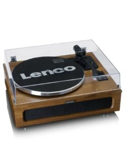 Lenco LS-410WA Turntable With Bluetooth And Built-in Speakers - Walnut -Household Appliances Store V3R6X SQ5 0000000094 WOOD SLd1