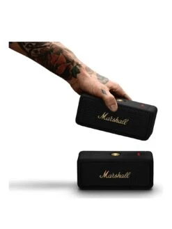 Marshall Emberton II Bluetooth Speaker - Black & Brass -Household Appliances Store V8QZ4 SQ3 0000000004 BLACK SLa