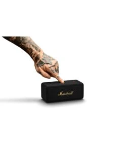 Marshall Emberton II Bluetooth Speaker - Black & Brass -Household Appliances Store V8QZ4 SQ4 0000000004 BLACK SLd