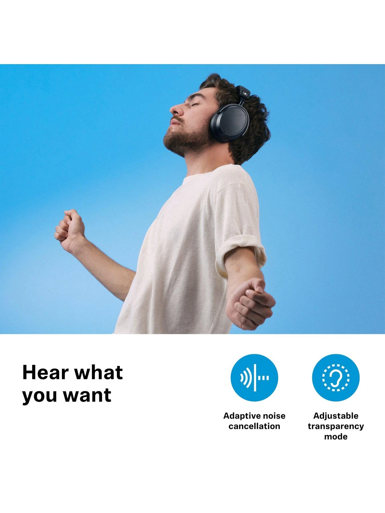 Sennheiser MOMENTUM 4 Wireless Headphones - Black 7 Sennheiser MOMENTUM 4 Wireless Headphones - Black - Image 5