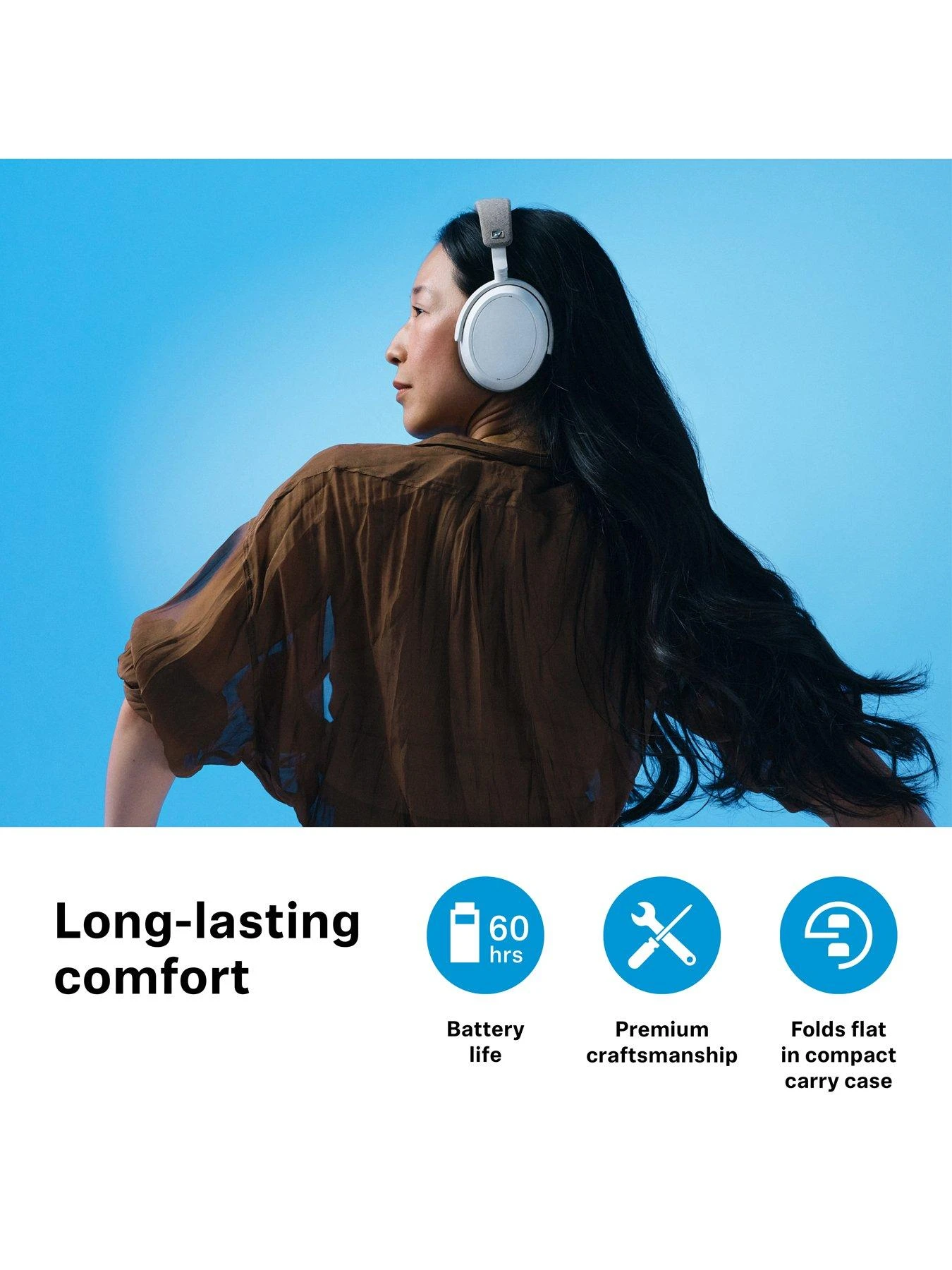 Sennheiser MOMENTUM 4 Wireless Headphones - Black 8 Sennheiser MOMENTUM 4 Wireless Headphones - Black - Image 6