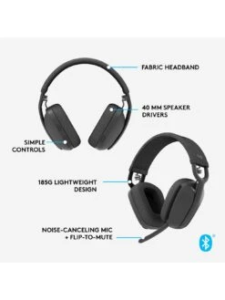 Logitech Zone Vibe 100 Bluetooth Only - Over Ear Wireless Headset - Enduro - Graphite 14 Logitech Zone Vibe 100 Bluetooth Only - Over Ear Wireless Headset - Enduro - Graphite -Household Appliances Store VB3BY SQ6 0000000527 GRAPHITE SLd2