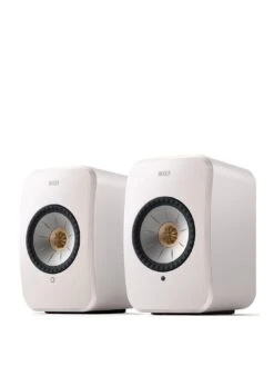 KEF LSX II Wireless HiFi Speakers - Mineral White