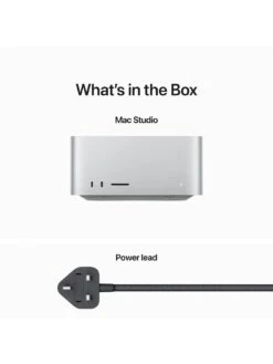 Apple Mac Studio (M2 Max, 2023) with 12-core CPU, 30-core GPU, 512GB SSD - Silver -Household Appliances Store VHX3F SQ7 0000000035 SILVER SLd3