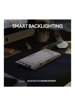 Logitech MX Mechanical Mini For Mac Minimalist Wireless Illuminated Keyboard -Household Appliances Store VI1ZL SQ3 0000000674 SPACE GREY SLa