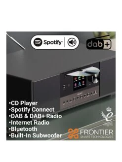 Majority Quadriga CD Music System With Internet, DAB And FM Radio Black 11 Majority Quadriga CD Music System With Internet, DAB And FM Radio Black -Household Appliances Store VIQNS SQ2 0000000004 BLACK SLb