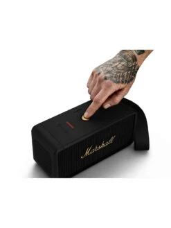 Marshall Middleton Bluetooth Speaker - Black & Brass 13 Marshall Middleton Bluetooth Speaker - Black & Brass -Household Appliances Store VIRY1 SQ4 0000000004 BLACK SLd