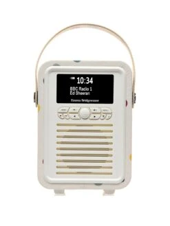 VQ Retro Mini Portable DAB Radio With Bluetooth - Polka Dot 10 VQ Retro Mini Portable DAB Radio With Bluetooth - Polka Dot -Household Appliances Store VJ1XA SQ3 0000000067 CREAM SLa