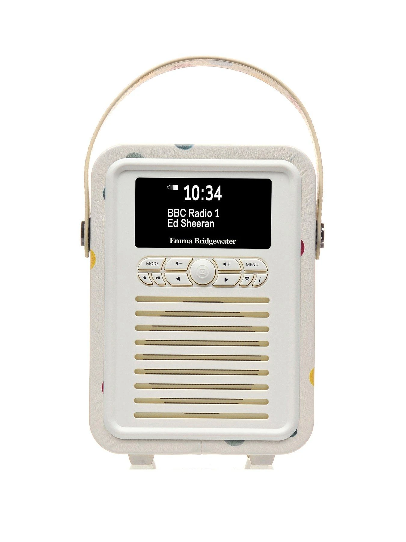 VQ Retro Mini Portable DAB Radio With Bluetooth - Polka Dot 5 VQ Retro Mini Portable DAB Radio With Bluetooth - Polka Dot - Image 3