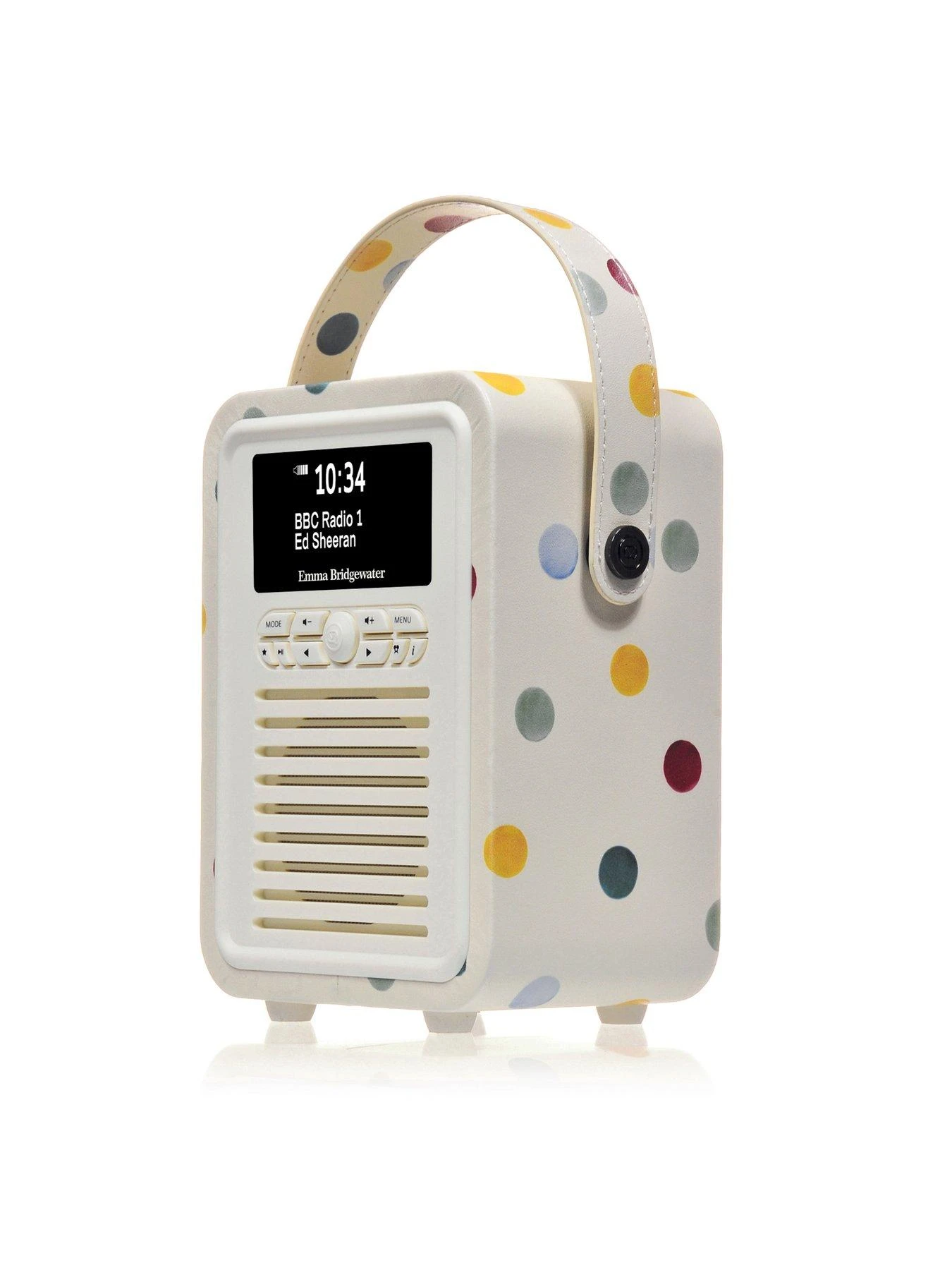 VQ Retro Mini Portable DAB Radio With Bluetooth - Polka Dot 6 VQ Retro Mini Portable DAB Radio With Bluetooth - Polka Dot - Image 4