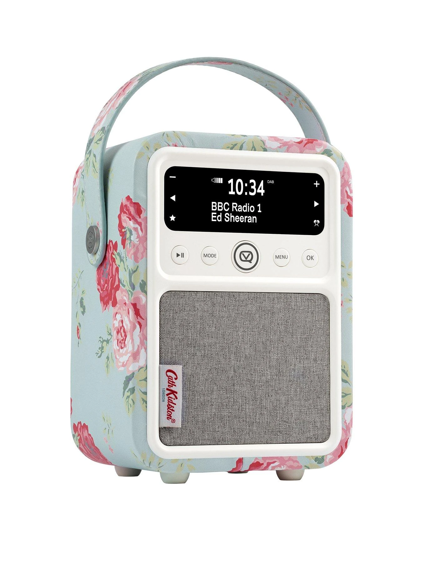 VQ Cath Kidson Mini Portable DAB+ Digital Radio With Bluetooth - Antique Rose 3 VQ Cath Kidson Mini Portable DAB+ Digital Radio With Bluetooth - Antique Rose