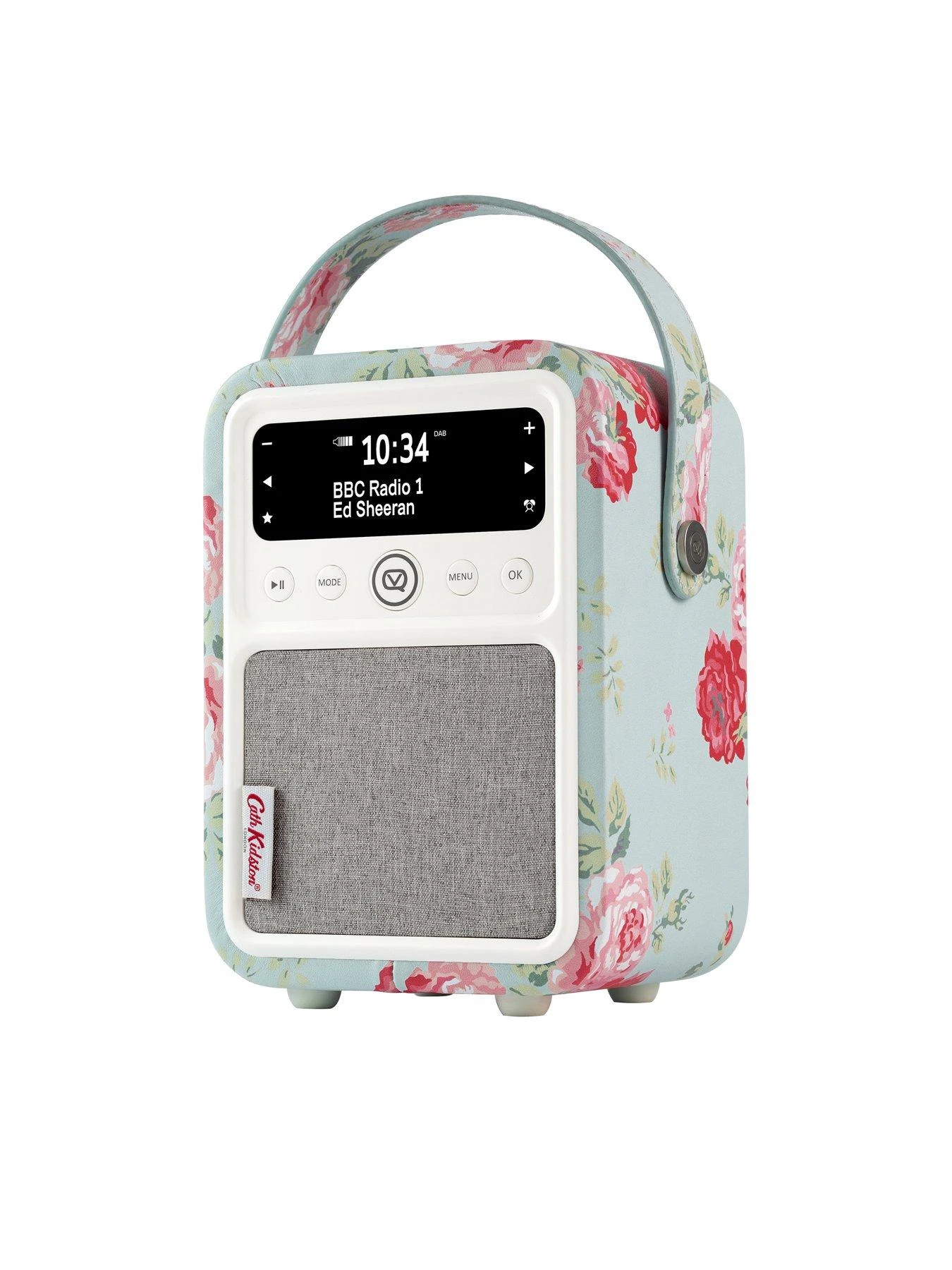 VQ Cath Kidson Mini Portable DAB+ Digital Radio With Bluetooth - Antique Rose 6 VQ Cath Kidson Mini Portable DAB+ Digital Radio With Bluetooth - Antique Rose - Image 4