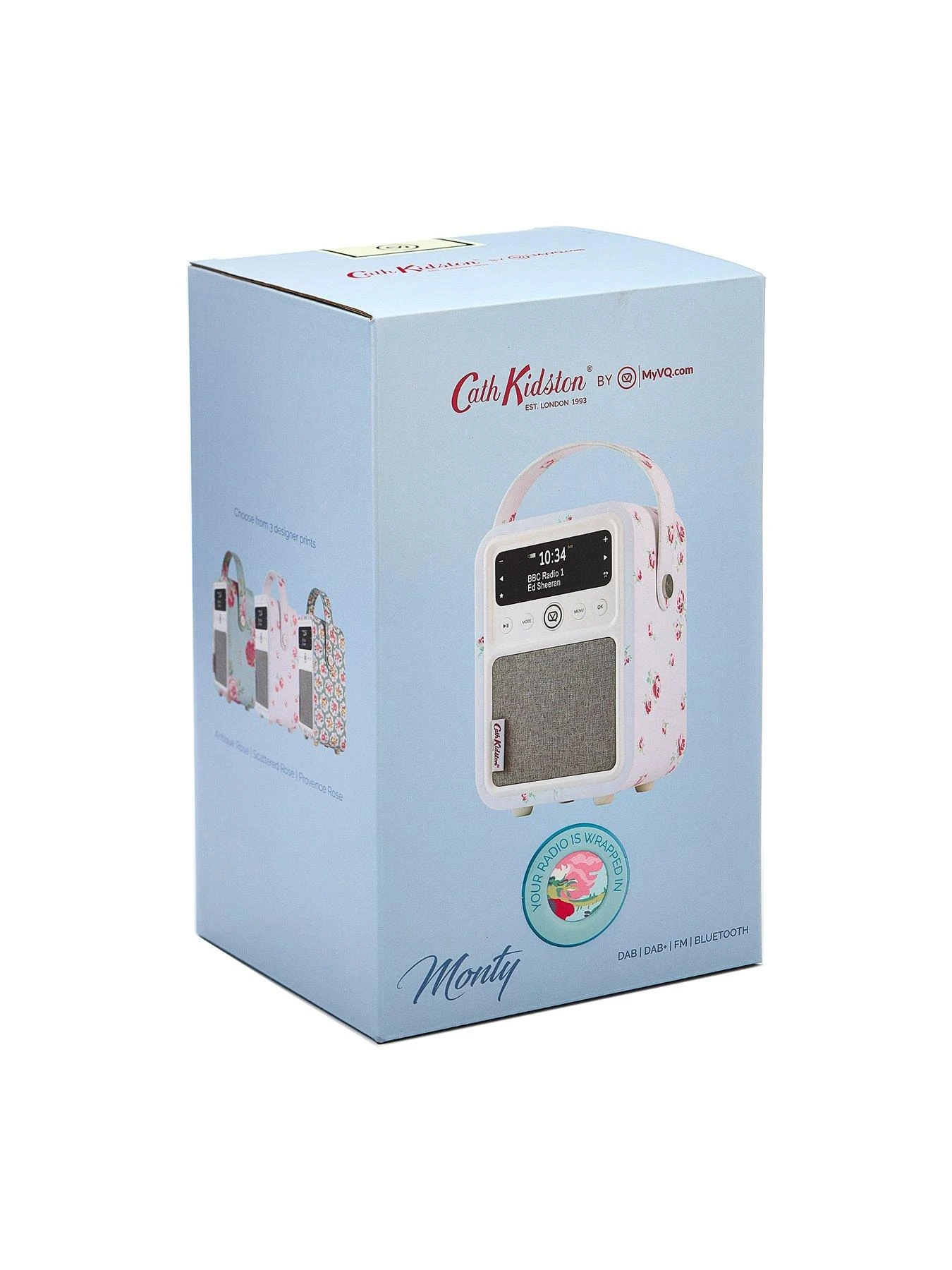 VQ Cath Kidson Mini Portable DAB+ Digital Radio With Bluetooth - Antique Rose 8 VQ Cath Kidson Mini Portable DAB+ Digital Radio With Bluetooth - Antique Rose - Image 6