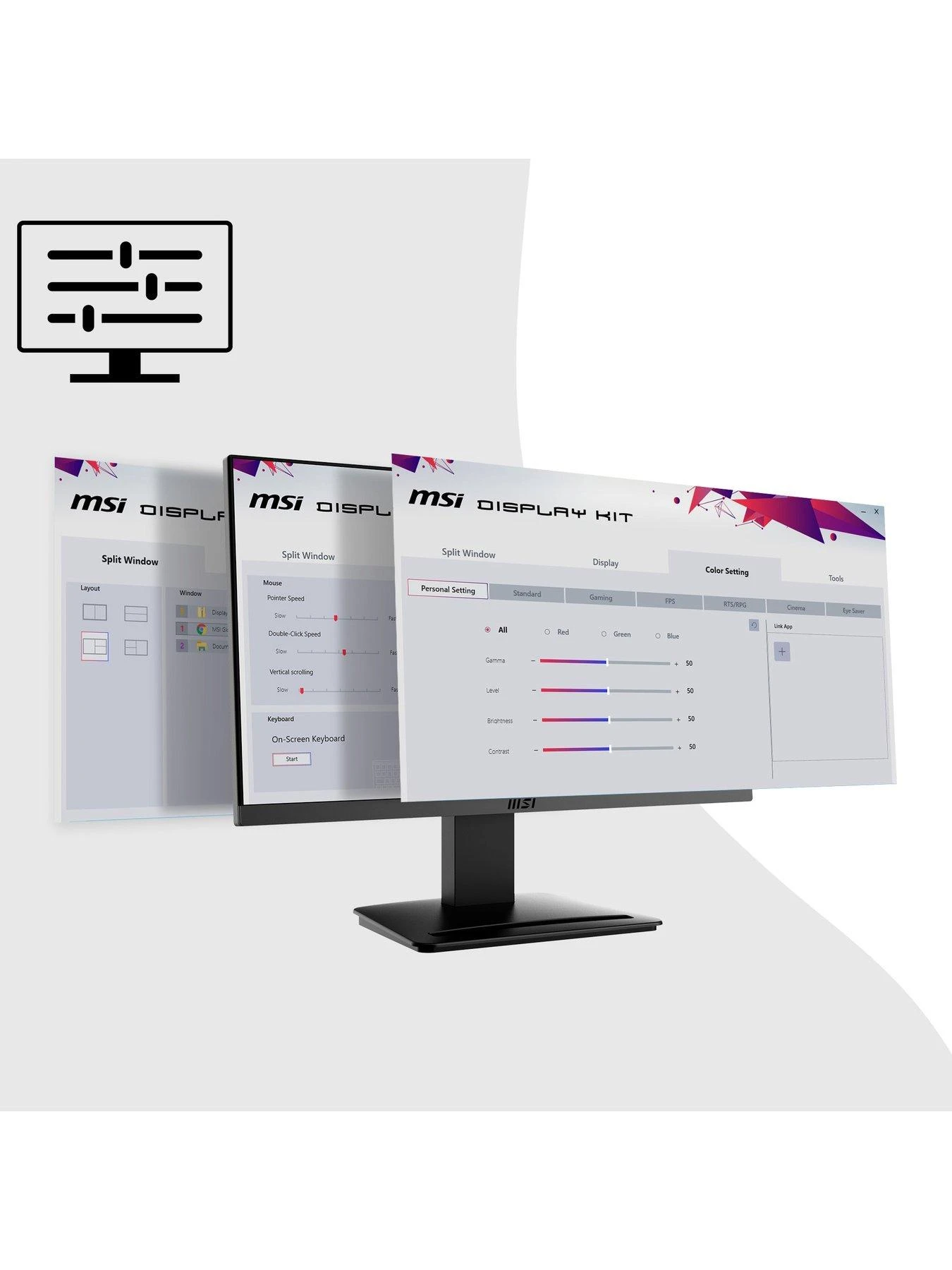 MSI PRO MP223 22 Inch, Full HD, 100Hz, Flat Monitor 9 MSI PRO MP223 22 Inch, Full HD, 100Hz, Flat Monitor - Image 7