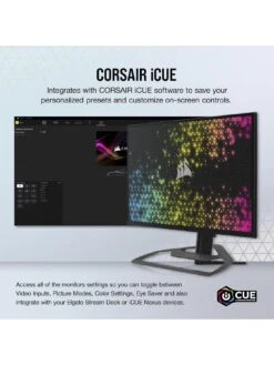 CORSAIR XENEON 32UHD144 32-inch Ultra HD 4K 144Hz Widescreen IPS LED Monitor - Black 15 CORSAIR XENEON 32UHD144 32-inch Ultra HD 4K 144Hz Widescreen IPS LED Monitor - Black -Household Appliances Store VJ84Q SQ7 0000000004 BLACK SLd3