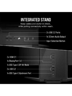 CORSAIR Xeneon Flex 45WQHD240 45-inch Widescreen OLED Black Bendable Monitor -Household Appliances Store VJ84R SQ6 0000000004 BLACK SLd2
