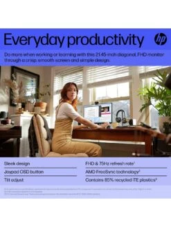 HP V22v G5 FHD Monitor -Household Appliances Store VJDFT SQ6 0000000004 BLACK SLd2