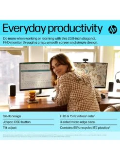 HP V24v G5 FHD Monitor 15 HP V24v G5 FHD Monitor -Household Appliances Store VJDFU SQ6 0000000004 BLACK SLd2