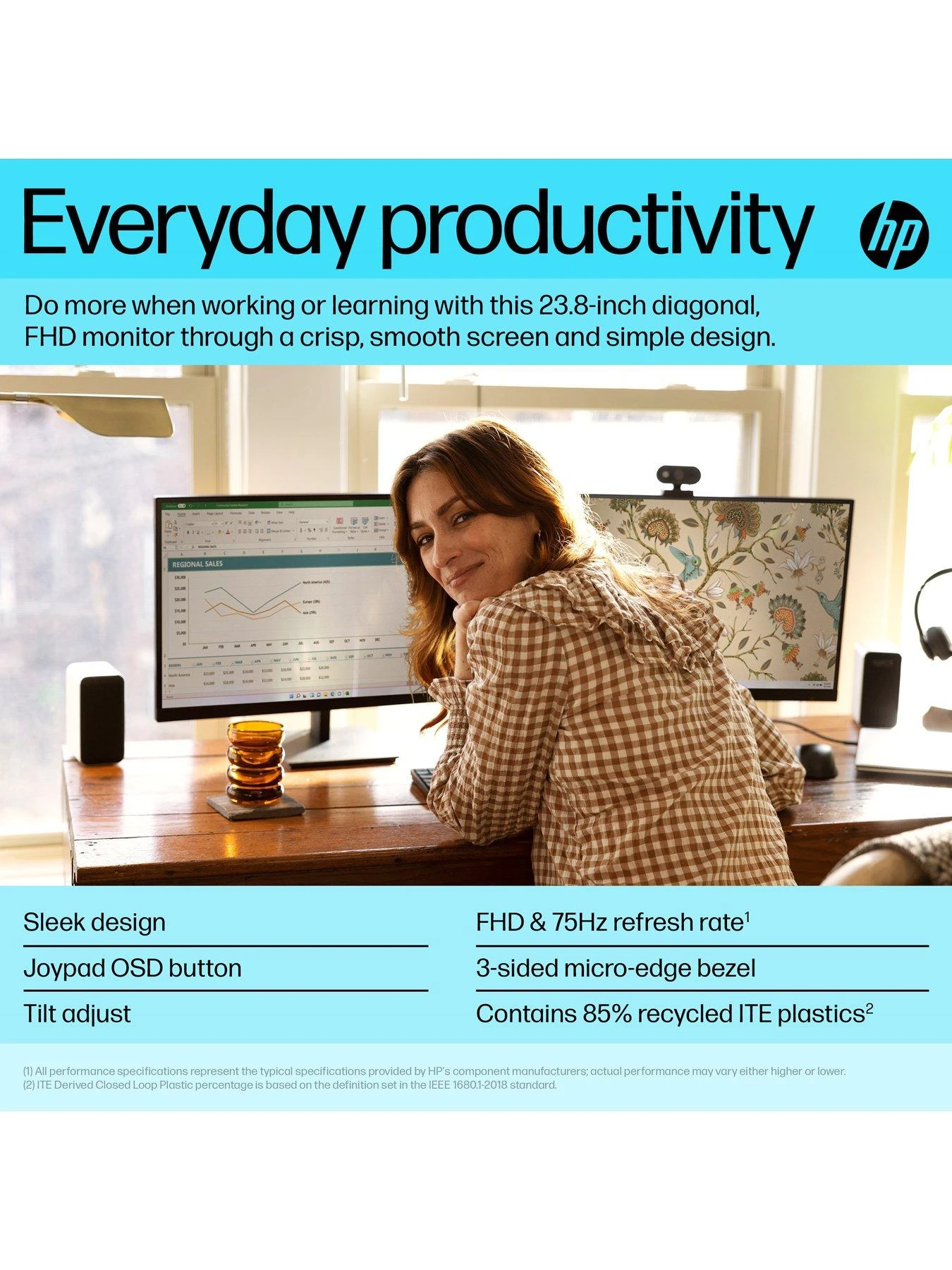 HP V24v G5 FHD Monitor 8 HP V24v G5 FHD Monitor - Image 6