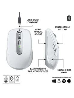 Logitech MX Anywhere 3S - Pale Grey -Household Appliances Store VM0VA SQ7 0000000088 NO COLOR SLd3
