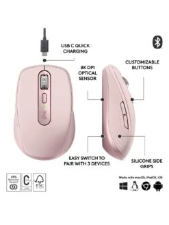 Logitech MX Anywhere 3S - Rose -Household Appliances Store VM0VB SQ7 0000000313 ROSE SLd3