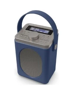 Majority Little Shelford Portable DAB/DAB+ And FM Radio With Bluetooth, Alarm & Sleep Timer - Blue & Grey