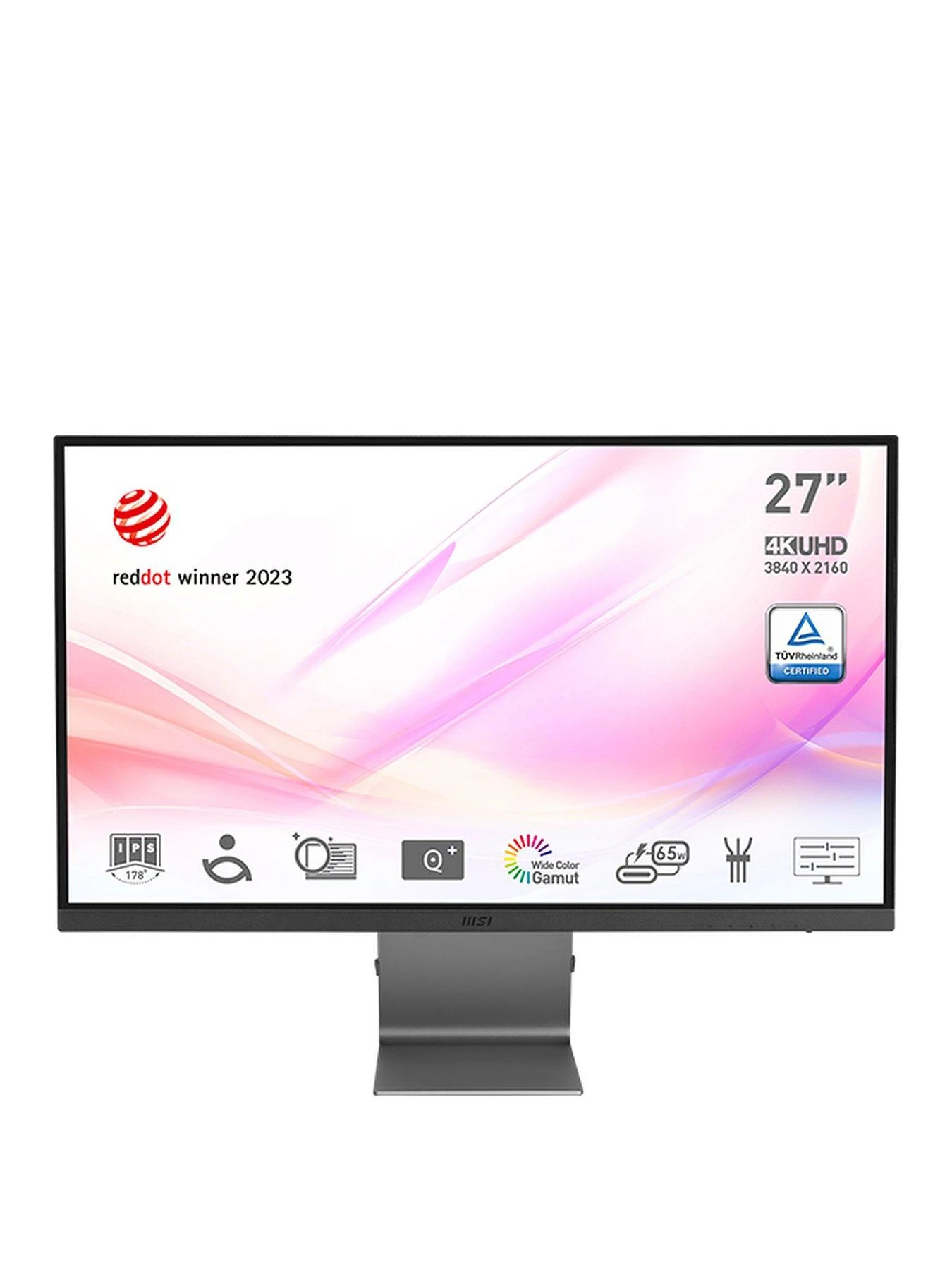 MSI Modern MD271UL 27 Inch 4K UHD Monitor - 60Hz, IPS, USB Type-C 3 MSI Modern MD271UL 27 Inch 4K UHD Monitor - 60Hz, IPS, USB Type-C