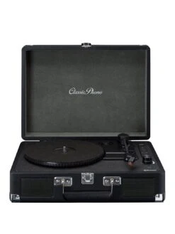 Lenco TT-115BK Retro Turntable With Bluetooth, USB Play/encode, Aux - Black