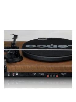 Lenco LS-480WD Turntable With Bluetooth And External Speakers - Wood -Household Appliances Store VORFN SQ3 0000000094 WOOD SLa