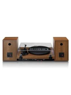 Lenco LS-480WD Turntable With Bluetooth And External Speakers - Wood -Household Appliances Store VORFN SQ6 0000000094 WOOD SLd2
